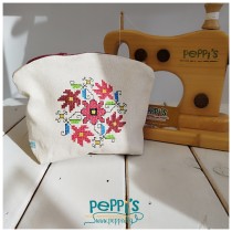 Несесер за дамски принадлежности с бродерия шевица