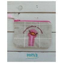 Дамски несесер с персонализирана бродерия – подарък с лично послание и нежност