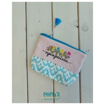 Дамски несесер с персонализирана бродерия – подарък с лично послание и нежност