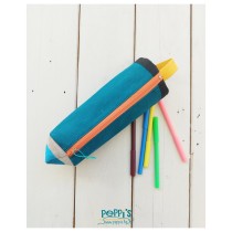 Ръчно изработен несесер за ученически принадлежности МОЛИВ Ръчно изработен несесер за ученически принадлежности МОЛИВ