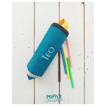 Ръчно изработен несесер за ученически принадлежности МОЛИВ Ръчно изработен несесер за ученически принадлежности МОЛИВ