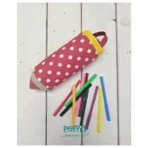 Ръчно изработен несесер за ученически принадлежности МОЛИВ