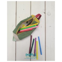 Ръчно изработен несесер за ученически принадлежности МОЛИВ Ръчно изработен несесер за ученически принадлежности МОЛИВ