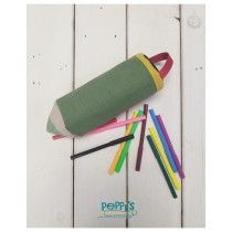 Ръчно изработен несесер за ученически принадлежности МОЛИВ Ръчно изработен несесер за ученически принадлежности МОЛИВ