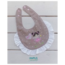 Персонализиран бебешки лигавник (100% памук) Персонализиран бебешки лигавник (100% памук)