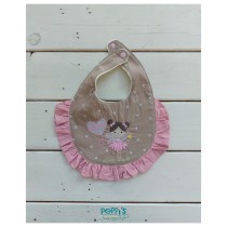 Персонализиран бебешки лигавник (100% памук) Персонализиран бебешки лигавник (100% памук)