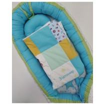 Персонализирано бебешко гнездо с отделящи се части Персонализирано бебешко гнездо с отделящи се части