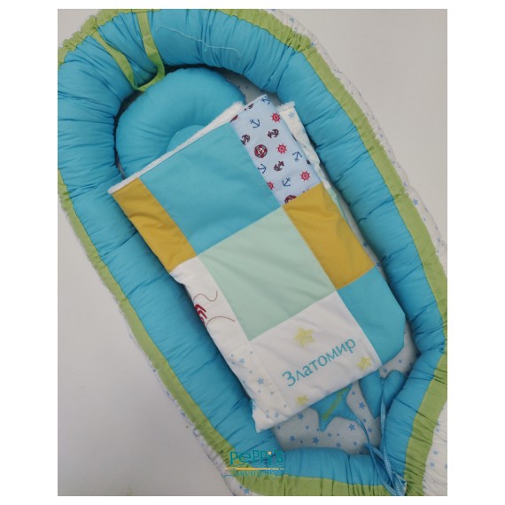 Персонализирано бебешко гнездо с отделящи се части