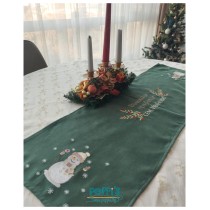 Ръчно изработени коледни тишлайфери с бродерия и персонален надпис