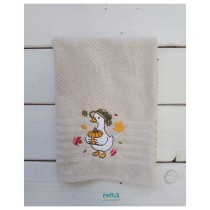 Кухненска кърпа с бродерия ГЪСКА С ТИКВА Кухненска кърпа с бродерия ГЪСКА С ТИКВА