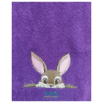 Кухненска кърпа с бродерия  Великденски заек