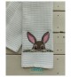 Кухненска кърпа с бродерия  Великденски заек