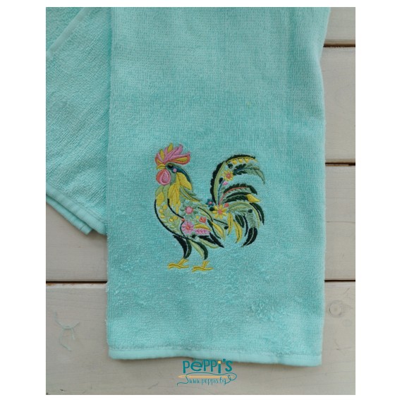 Кухненска кърпа с бродерия Великденски Петел Кухненска кърпа с бродерия Великденски Петел