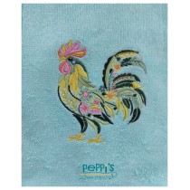 Кухненска кърпа с бродерия  Великденски Петел