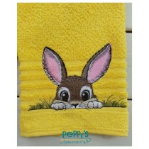 Кухненска кърпа с бродерия Великденски заек Кухненска кърпа с бродерия Великденски заек